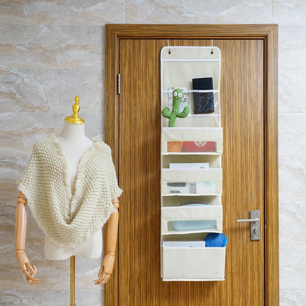 1 Pack 5-Shelf Over Door Hanging Organizer, Wall Mount Storage for Bedroom Room E7Z2