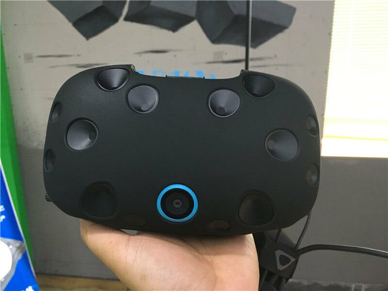 SILICONE CASE COVER SHELL FOR HTC VIVE CONTROLLER VR GLASSES PROTECTIVE CASE: Helmet case BK
