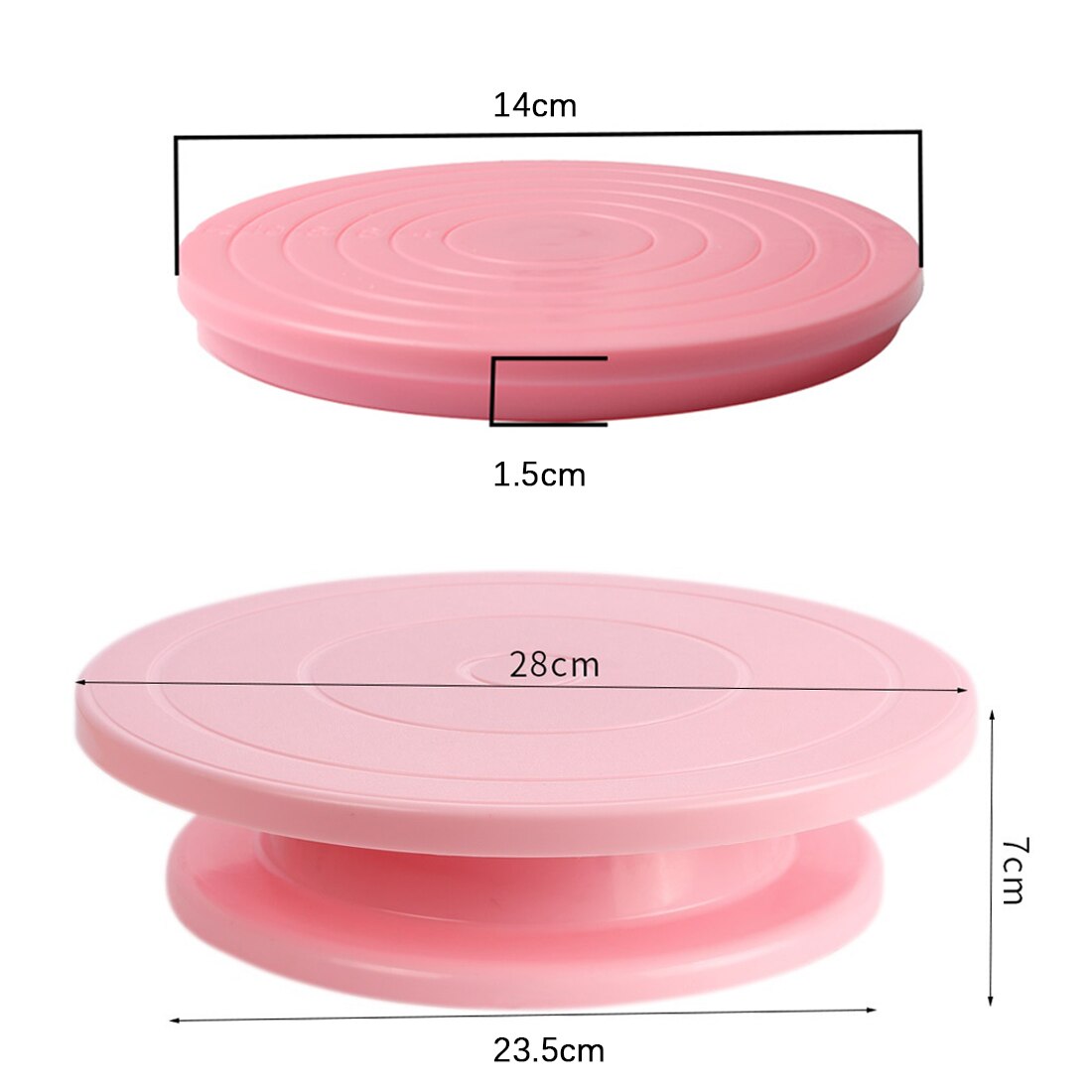 Diy Cake Draaitafel Bakvorm Taart Plaat Roterende Ronde Cake Decorating Gereedschap Rotary Tafel Gebak Levert Bakken Accessoires