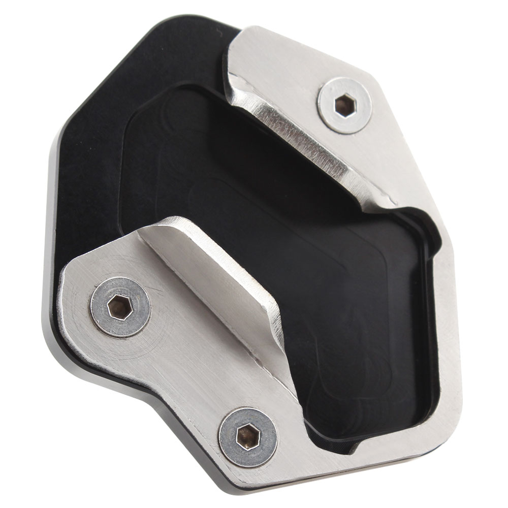 Motorcycle Side Kickstand Stand Extension Support Plate Aluminum For Triumph Tiger 800 XC XCX XCA XR XRX XRT 10-17