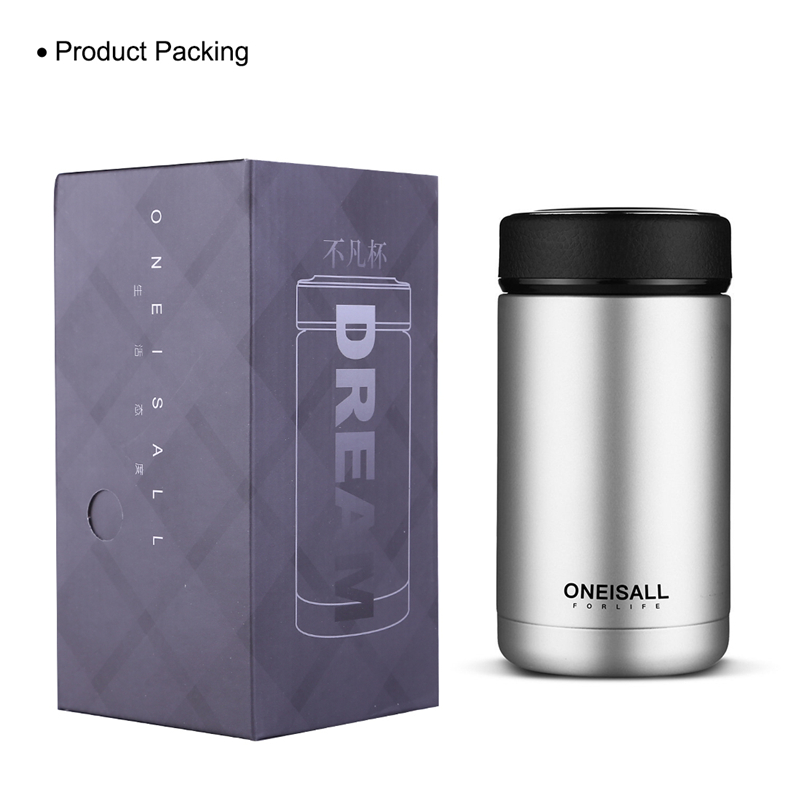 Termo kop rejse krus kaffe te isoleret stål termisk krus med te infuser flaske til vand kaffe te vakuum flaske tumbler