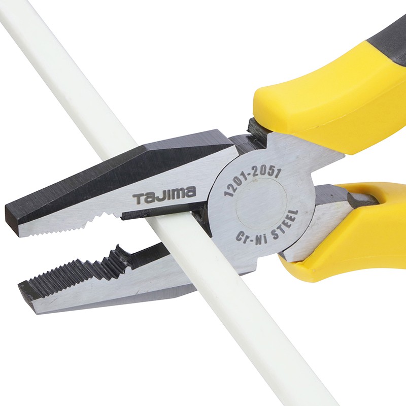 Tajima alicates de alambre, cortador de vicio, dientes/planos, multifuncionales, 6 ", 7", 8"