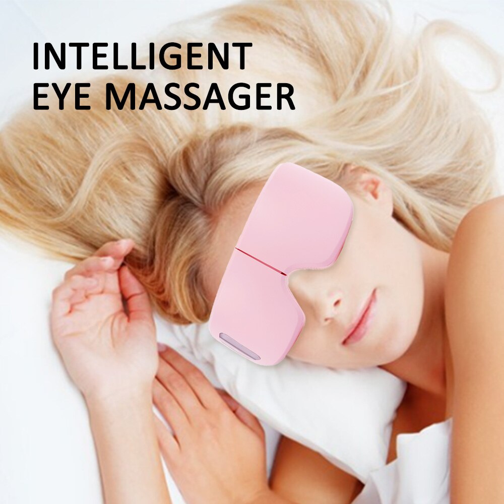 Elektrische Eye Massager Bluetooth Muziek Luchtdruk Comprimeren Donkere Kringen Verwijderen Magnetische Ver-infrarood Bescherm Smart Trillingen