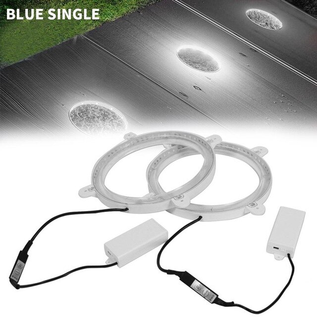 Universal Ring Light Live Broadcast White Dimmable Corn Hole LED Ring Light Portable Lighting Shooting Blue Sandbag Light Bean: white pair