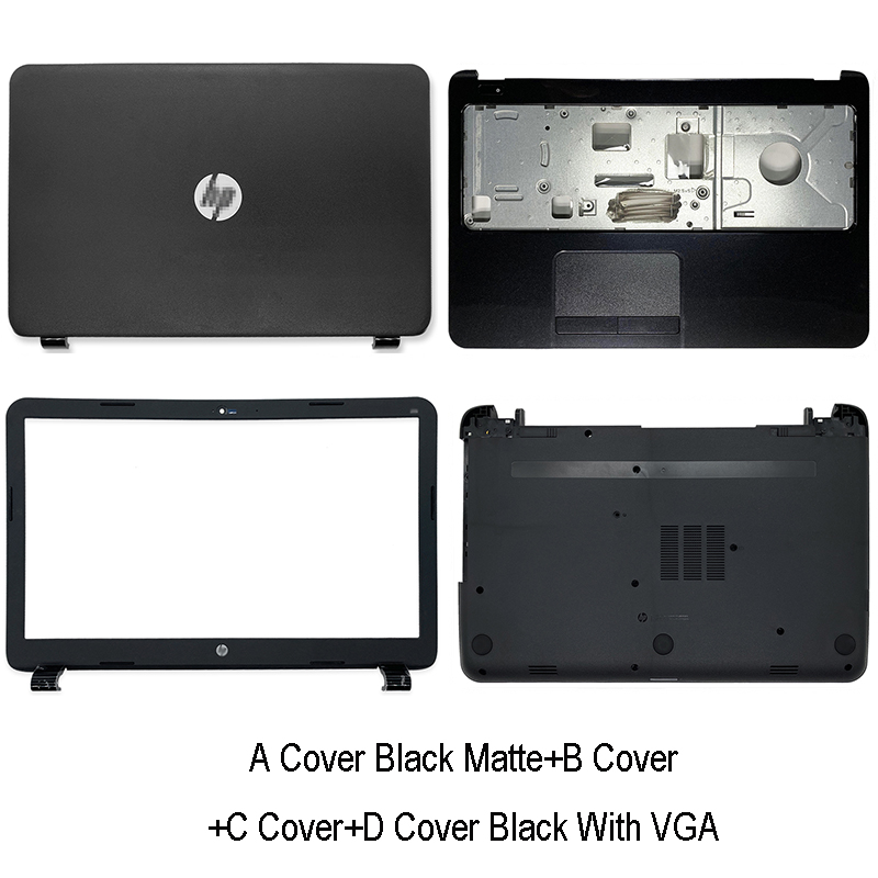 Dla HP 15-G 15-R 15-T 15-H 15-Z 250 255 G3 LCD do laptopa pokrywa tylna/pokrywa przednia/zawiasy/wielkie litery podpórce pod nadgarstki/dolna obudowa 761695-001 749641-001