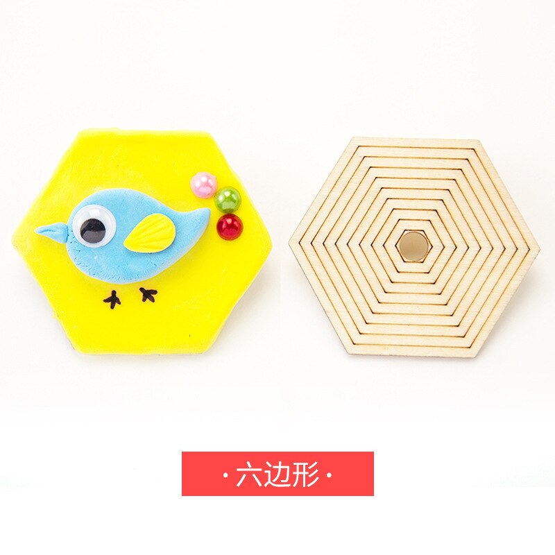 15 pz/set di Legno Trottole In Legno di Giocattoli Per Bambini Di Compleanno Favori di Partito Dei Bambini del Regalo del Sacchetto di Intelligenza 2020 Commercio All'ingrosso: hexagon