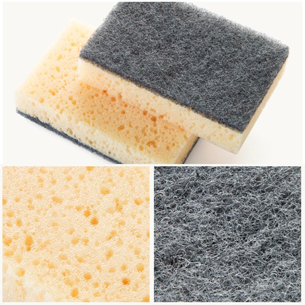 Éponge de nettoyage en Fiber de noix de coco, 6 pièces, épurateur de cuisine, vaisselle anti-rayures, à base de plantes, pour Pot, poêle, biodégradable Hom R3o1