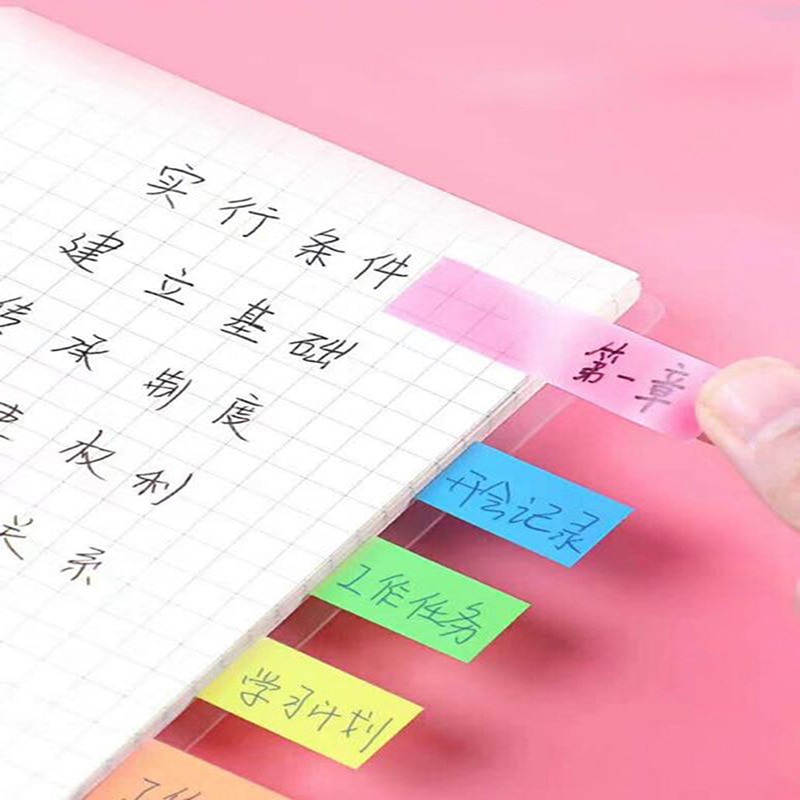 Colored Memo pad Lovely Sticky Paper Post it Note School Office Supplies