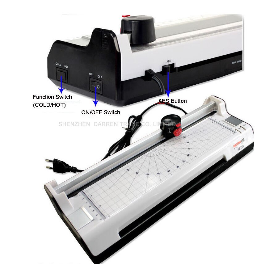 1PC Smart Photo Laminator A3 Laminating Machine Laminator Sealed Plastic Machine And Cold Laminator Machine Width 330mm