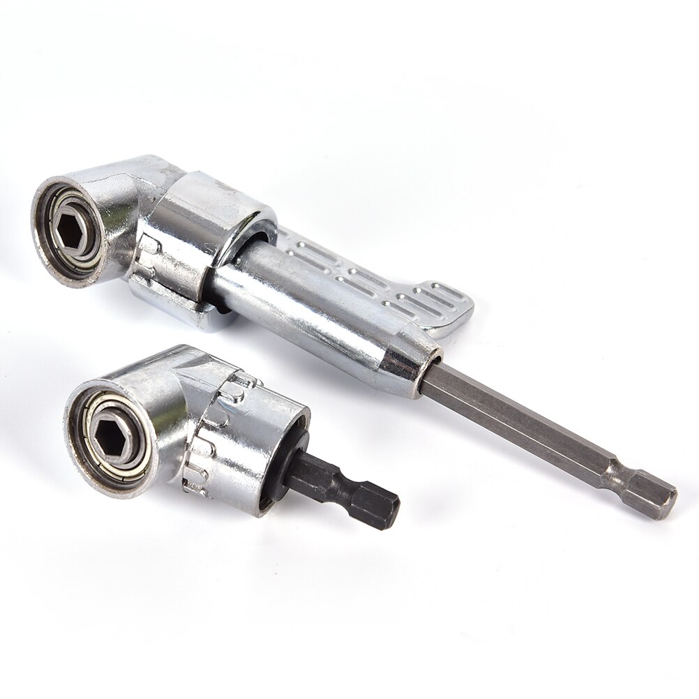105Degree Screwdriver Bit Holder 1/4"Hex Socket Close Corner Tool Right Angle Drill Extension Shank Driver Drilling Screwdriver: Big