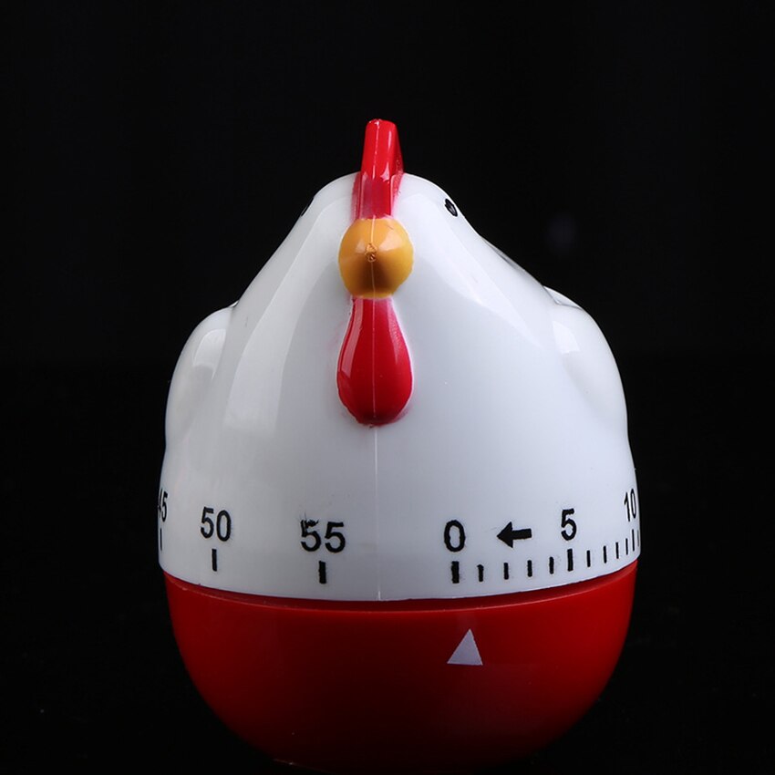 Cute Chicken Shape Kitchen Cooking Timer Plastic Animal Timing Reminder Countdown Alarm Clock for School/Hospital/Laboratory
