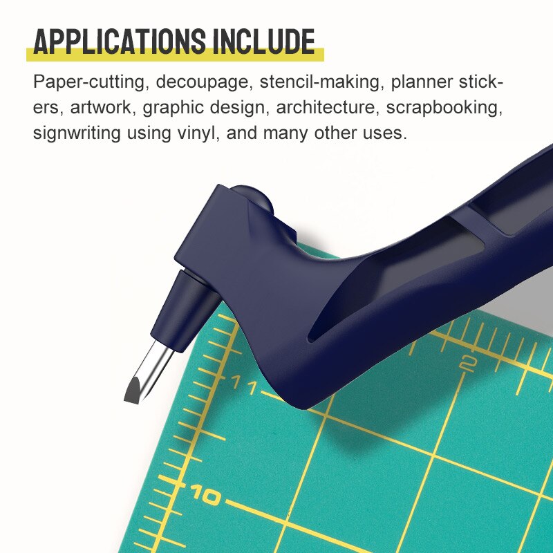 Herramientas de corte para manualidades, kit de herramientas de arte multifunción con giro de 360 grados, para cortar papel, suministros escolares y de oficina