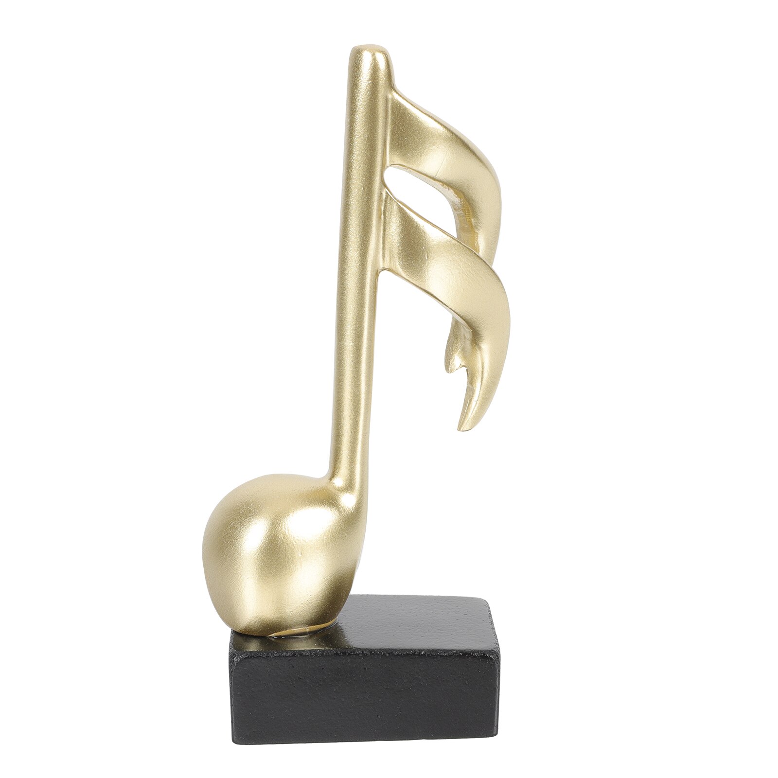 Trophy Competition Trophy Musical Note Shape Trophy Decor for Competition Desktop Decoration: 16x6.5cm
