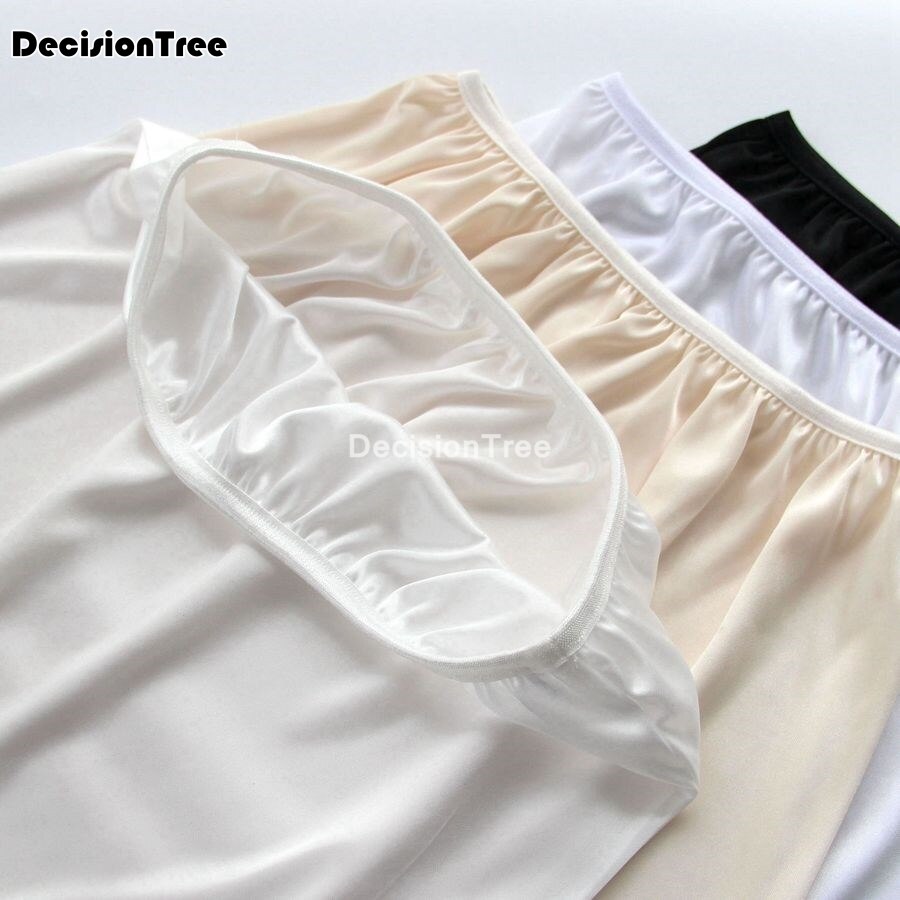 slip dress jupon femme halka underskirt half slips petticoat woman Casual Underskirts Ladies Basic Mini Skirt Underdress