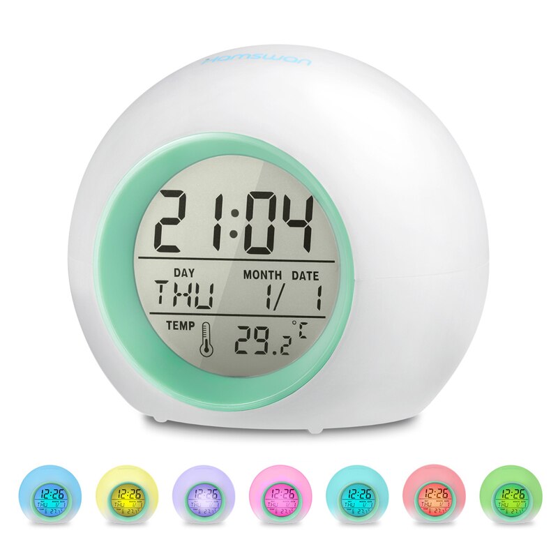 Wakeup Light Alarm Clock Sunrise/Sunset Luminous Digital Clock digital alarm clock Night Light Touch Control Table Clocks