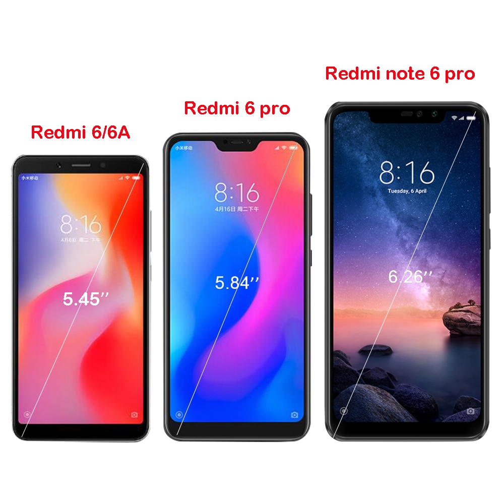 Per XiaoMi Redmi Nota 6 Pro/ Redmi 6 6A / Redmi 6 Pro /A2 Lite Display LCD + touch Screen Digitizer Assembly Pezzi di Ricambio