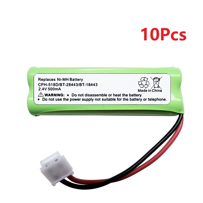 Original 2.4v 500 mah bateria de substituição para CPH-518D BT-28443 bt18443 casa telefone walkie talkie 2.4v bateria recarregável nimh: Azul
