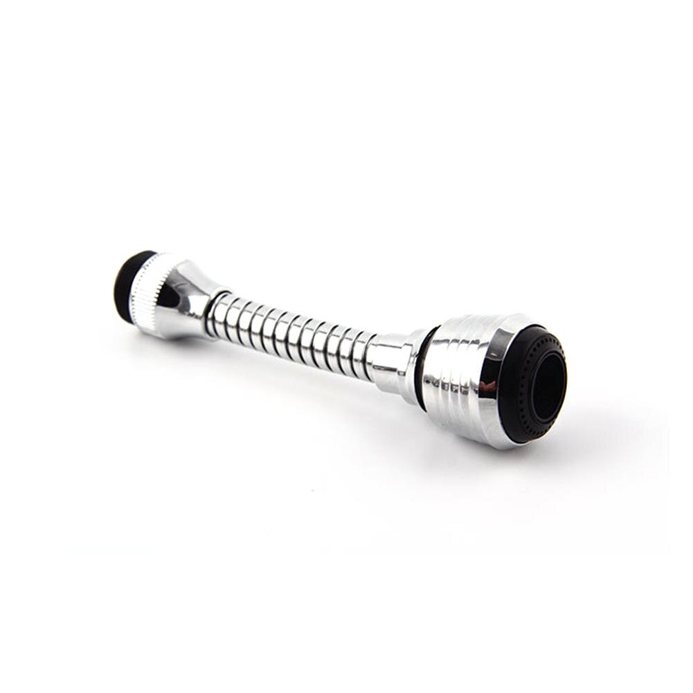 Grifo Flexible ajustable para cocina, alargador de ducha de baño, Ahorrador de agua a prueba de salpicaduras, rociador de fregadero 360, punta de filtro: Default Title