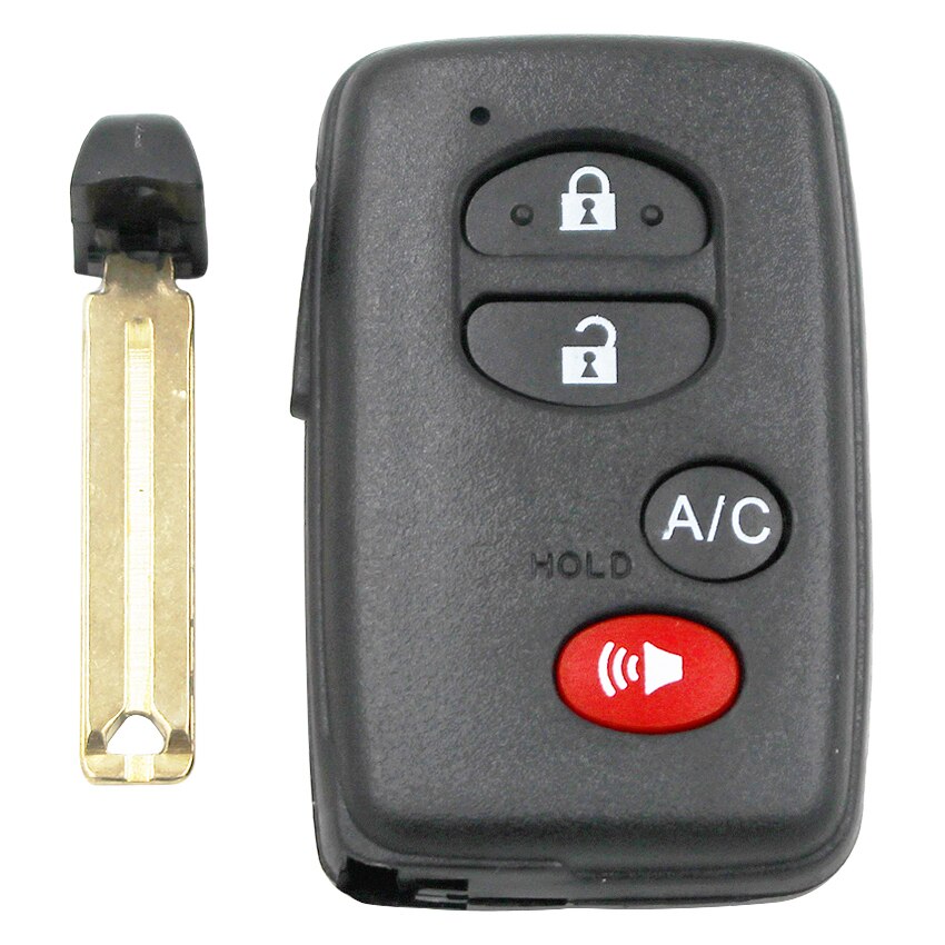 3+1 Button Smart Remote Key Shell Case Fob 2/3/4 Buttons for-Toyota 4Runner Land cruiser Prius Car Key Blank: C