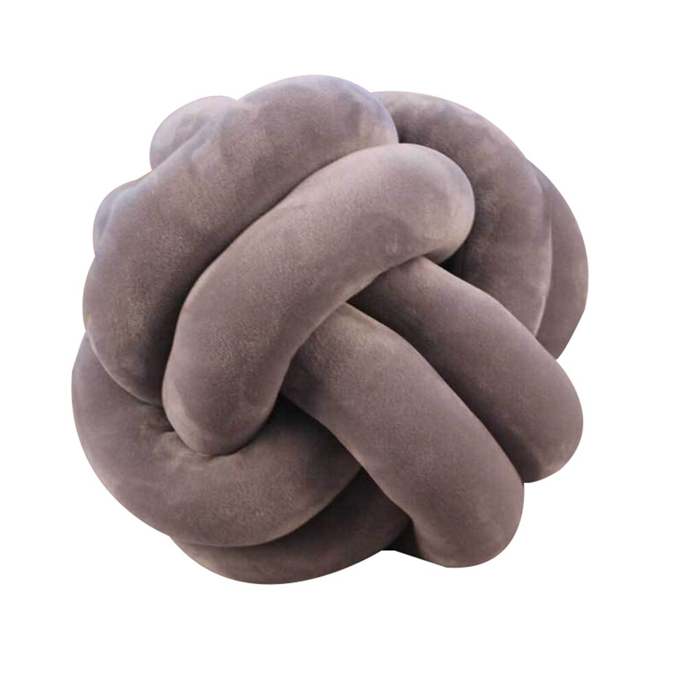 18/25/30cm plysch pp bomullskuddar mjuk knuten boll fylld kudde kudde kudde handgjorda kuddar kudde kropp kudde heminredning