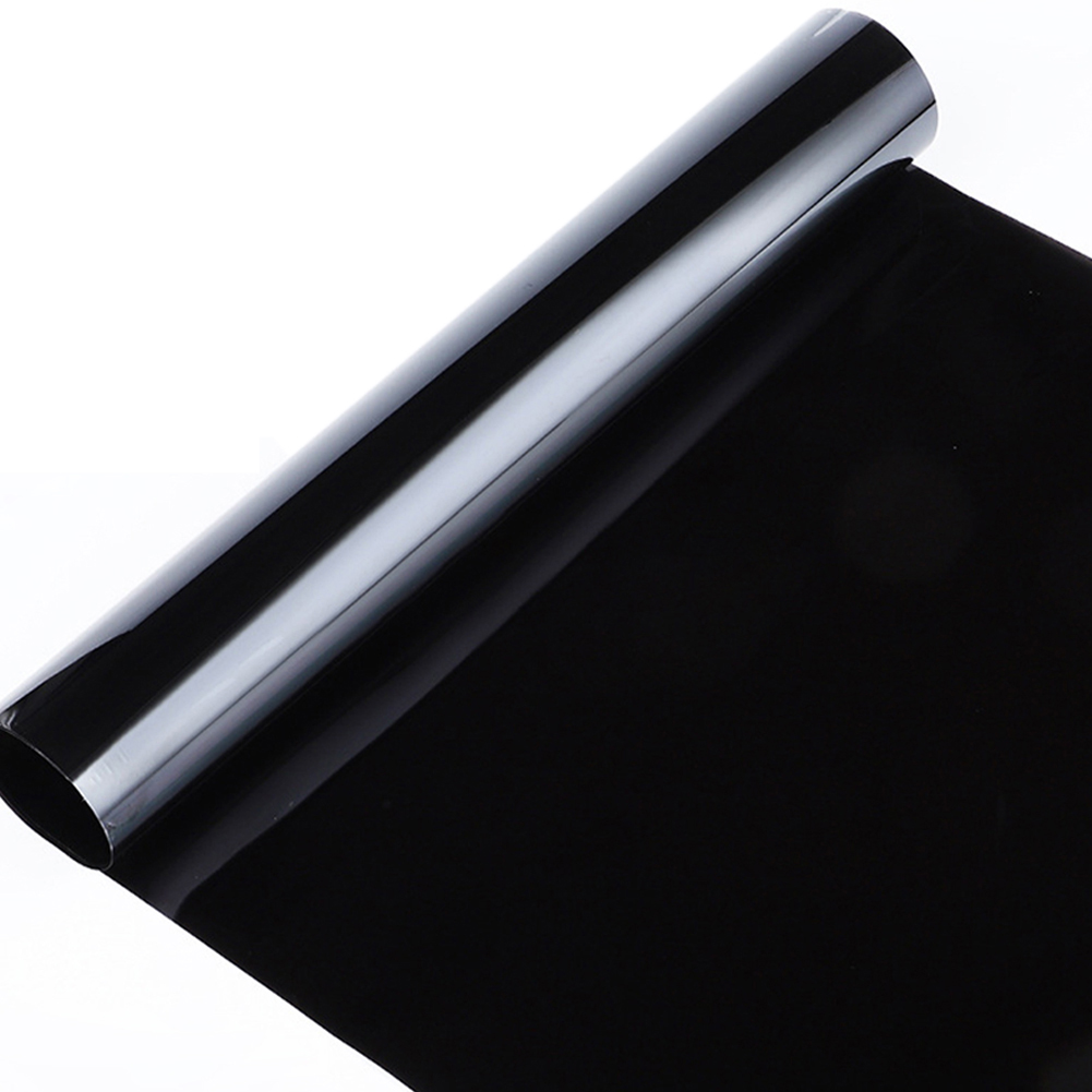 50*300cm 2 mil bilfönsterfilm 5%/20%/35%/50%/70%  vlt svart fönsterfilm toning glas skuggning klistermärke bil hem sommar uv-skydd