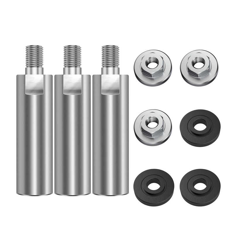 Angle Grinder Extension Connecting Rod M10 Thread Adapter Extension Shaft for Rotary Polisher Pad Grinding Connection 85WC: Default Title
