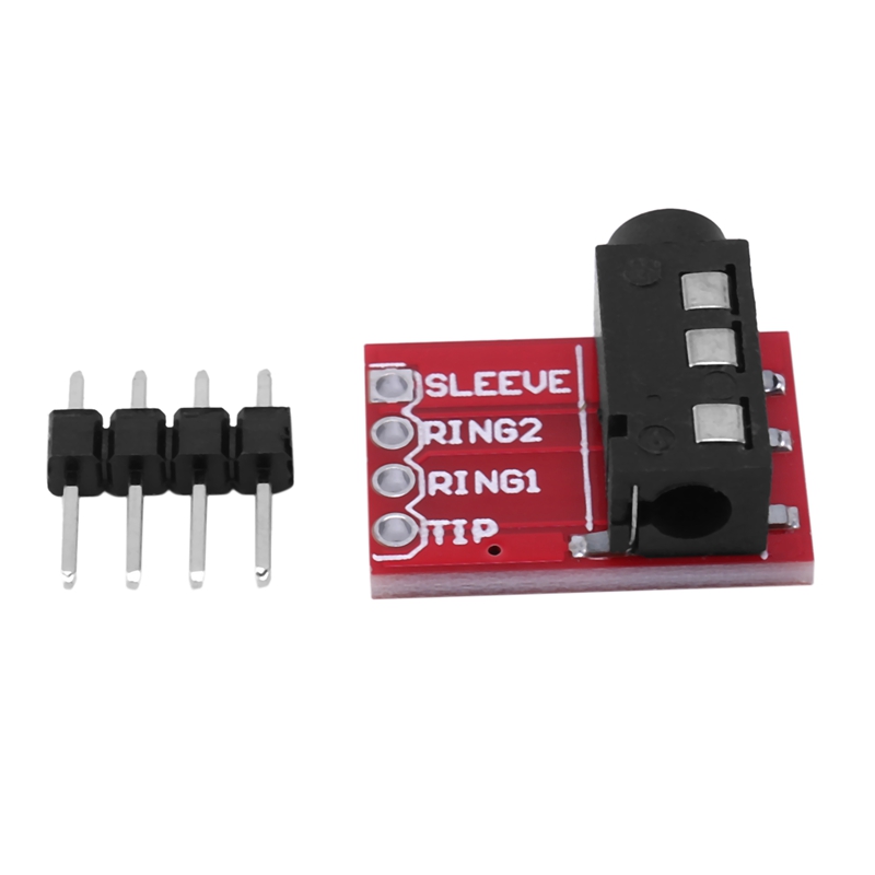 Lot 5 Modules Jack Audio TRRS 3,5 Mm Pour Arduino : Breakout Stéréo, Connecteur MP3, DIY