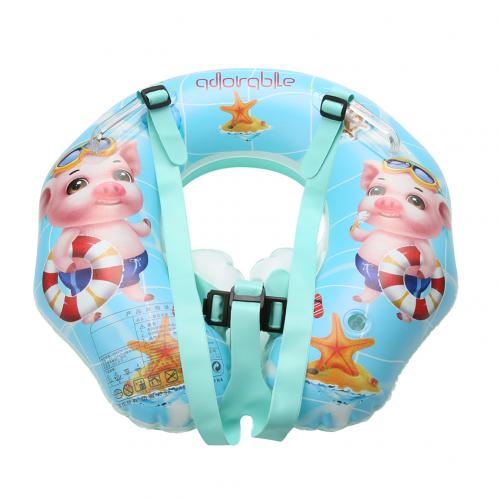 Underarm Shoulder Strap Swimming Ring Floating Children Kid Beach Toy Pool Accessories Circle Bathing Toddler Rings Summer Toys: Blue