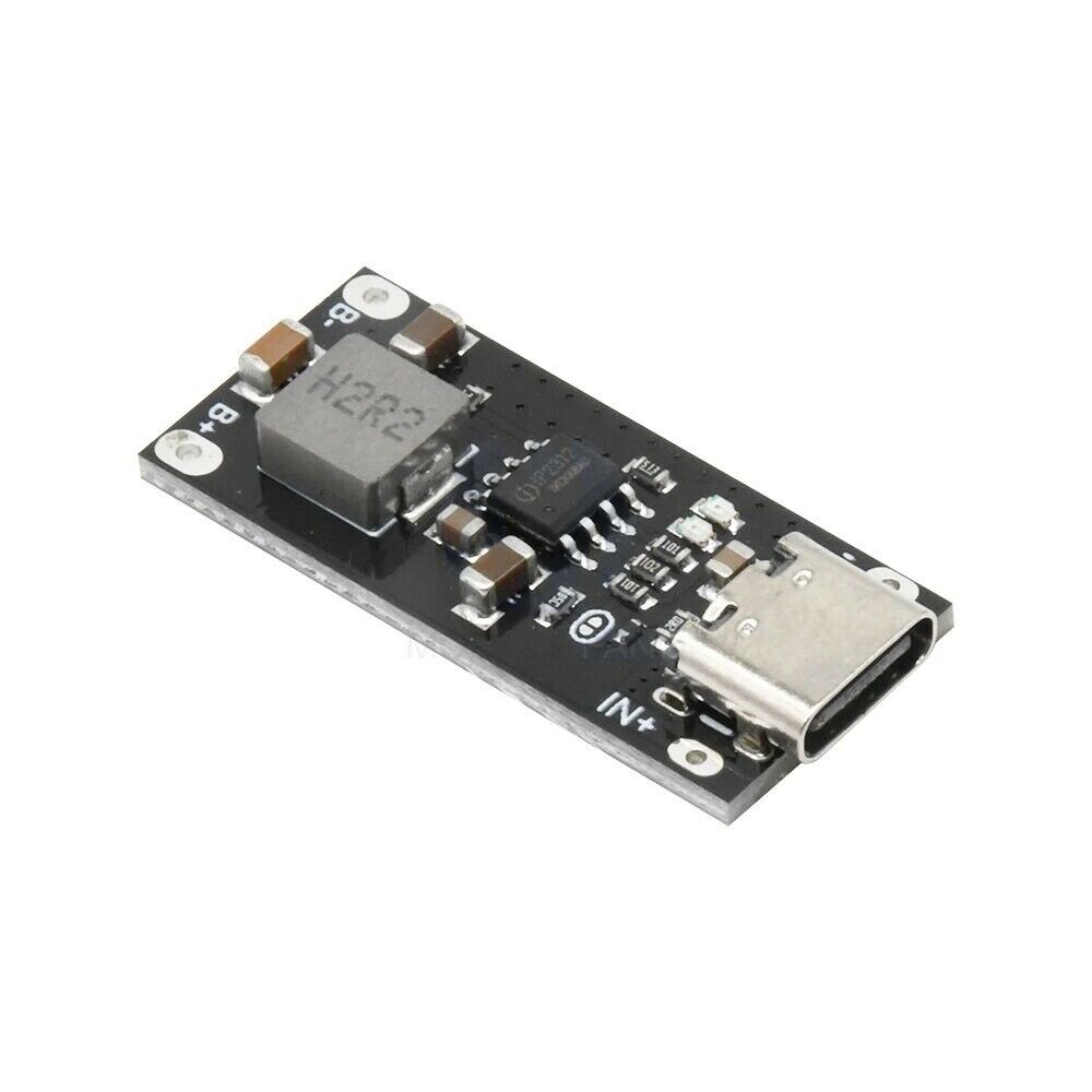 Type C USB-C IP2312 3A 4.2V Lithium Lipo 18650 Batterij Oplader