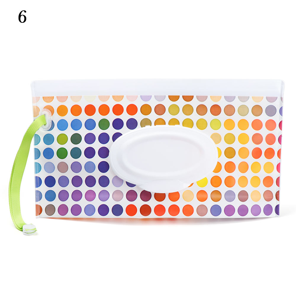 New EVA Baby Wet salviette custodia porta salviette uso riutilizzabile borsa per salviettine umidificate Flip Cover scatola per fazzoletti passeggino per esterni accessori: Style 1-6