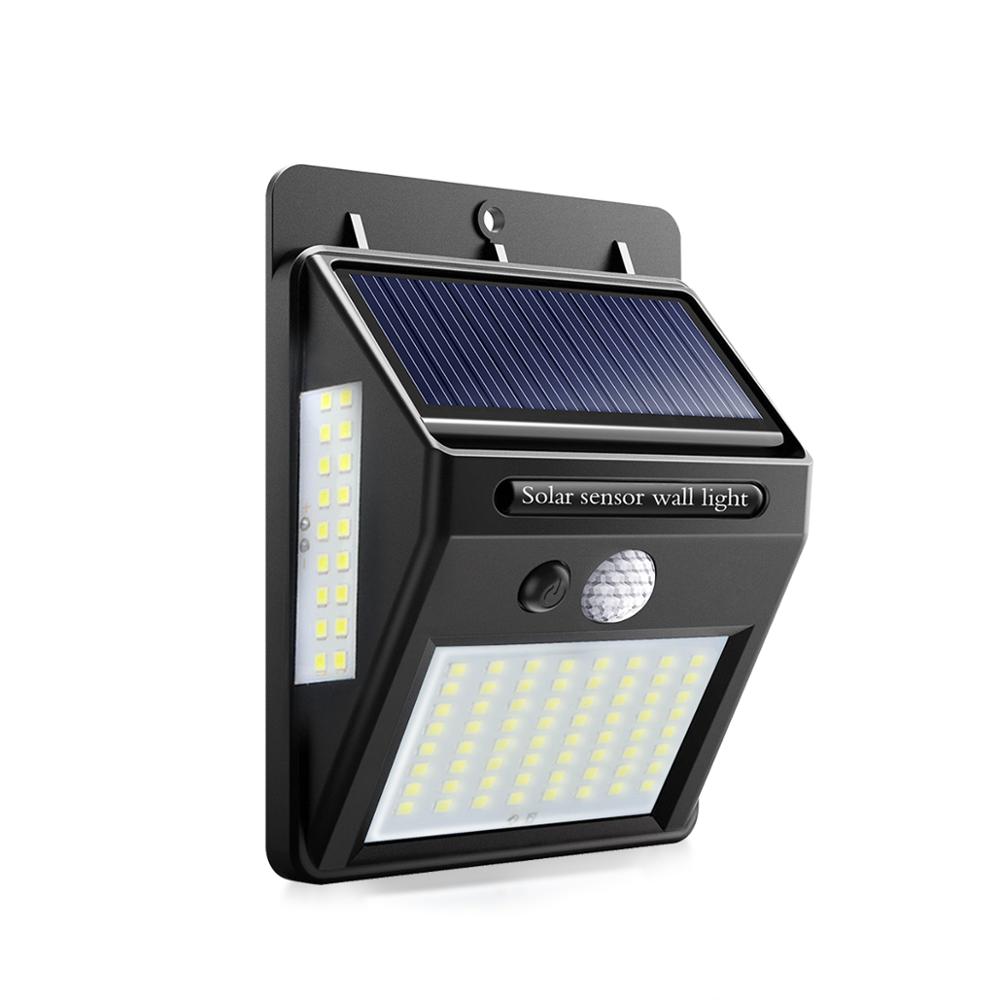 4 Stuks Led Solar Licht Met Pir Motion Sensor Muur Lampen Outdoor Tuin Straat Zonnepaneel Waterdichte Nacht Beveiliging Verlichting: 2PCS