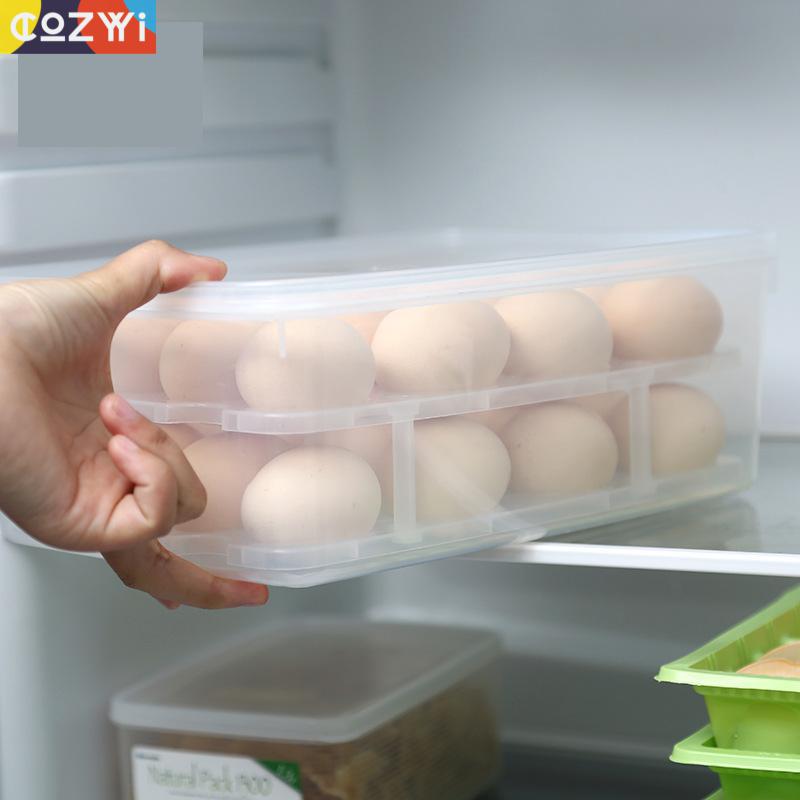 Voedsel Container PP Materiaal Voor Eieren Vruchten Met Verzegelde Deksel Keuken Koelkast Voedsel Opslag Container