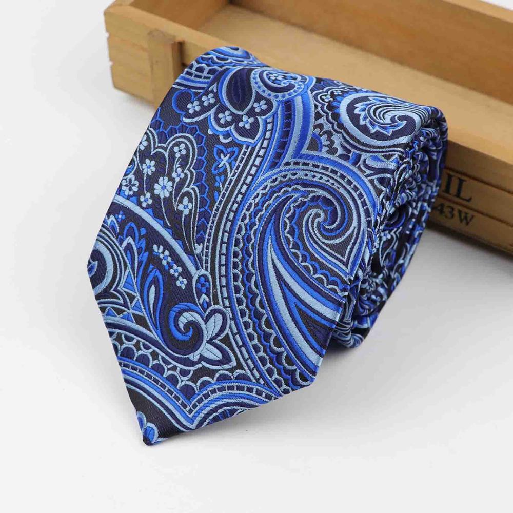 Formele Standaard Size Paisley Stropdas Bruidegom Gentleman Banden Mannen 3.15inch Party Polyester Gravata Slanke Pijl 8cm Zijde tie: 7