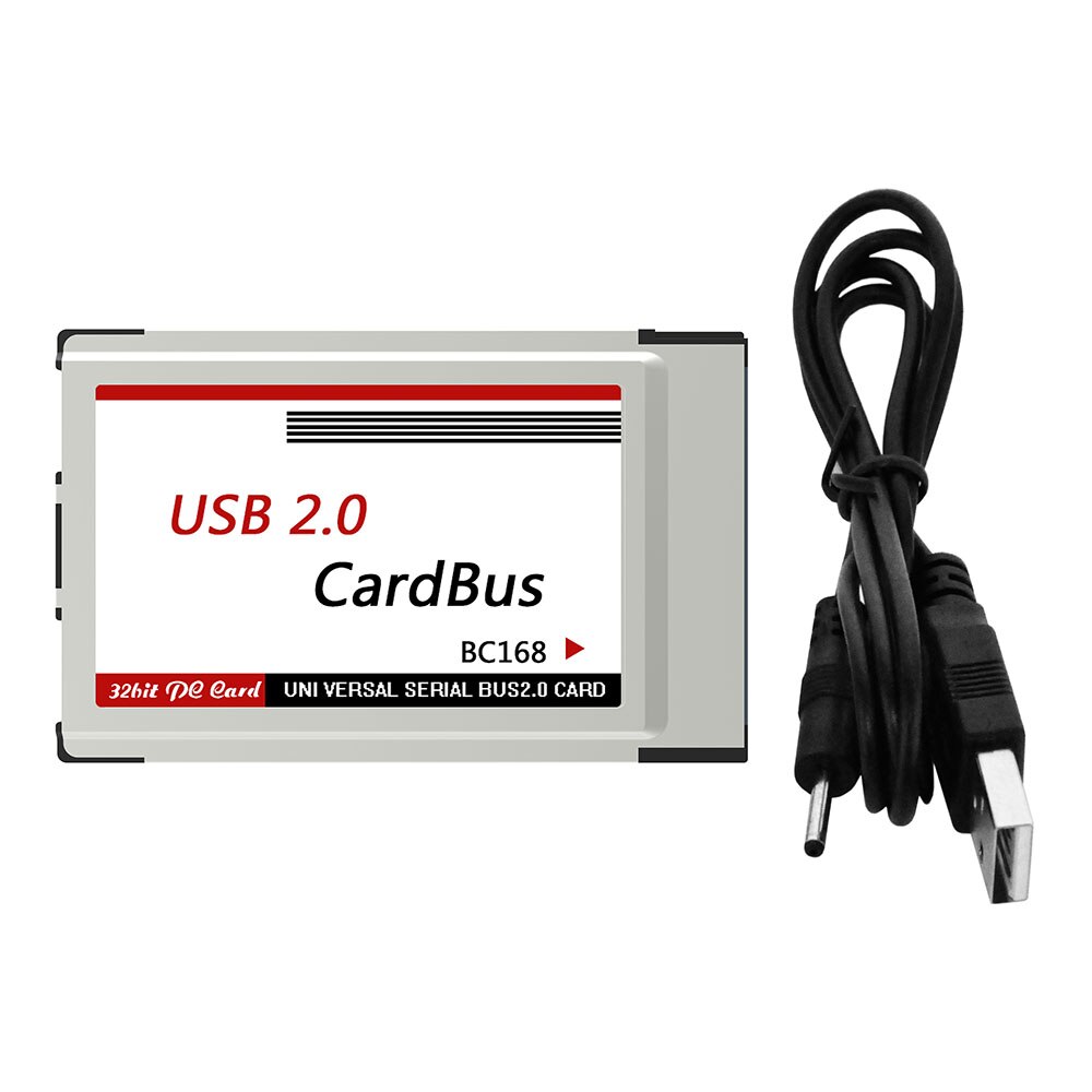 1 pièces USB 2.0 Carte PCI Express Adaptateur 480 Mbps 2 Ports 54mm Fente PCMCIA USB2.0 MOYEU Caché À L'intérieur Convertisseur Pour Ordinateur Portable