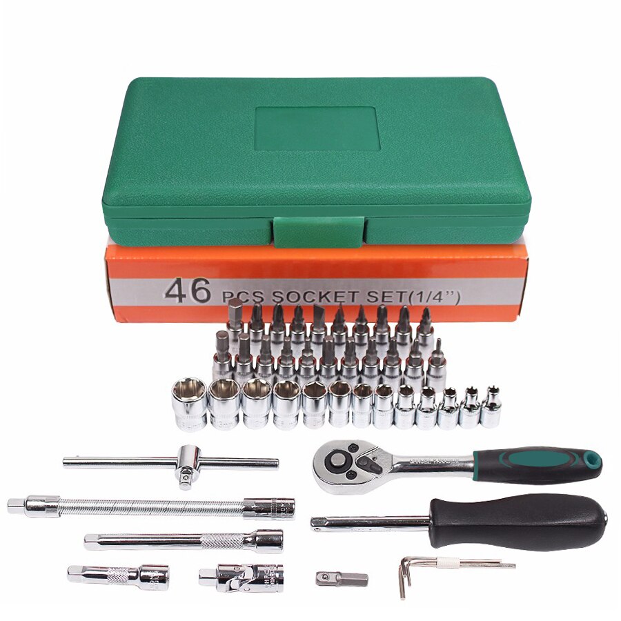 Car Repair Tool Set Hand Tool socket wrench tools Key Wrench Screwdriver Set Repairs Tool Home Wrench Set Ratchets Spanner