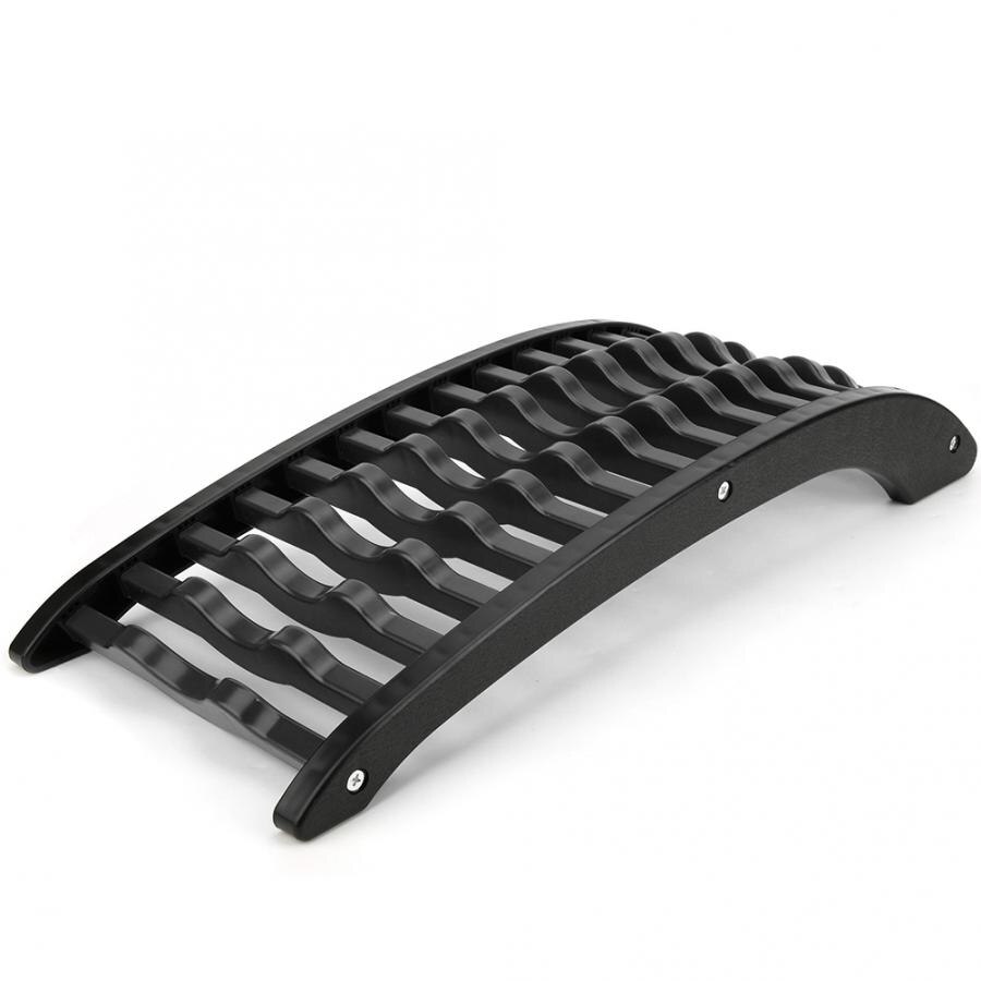 Lumbar Traction Stretching Device Waist Spine Back Pain Relief Acupuncture Massage Board Disc Herniation Prevention Device: Black