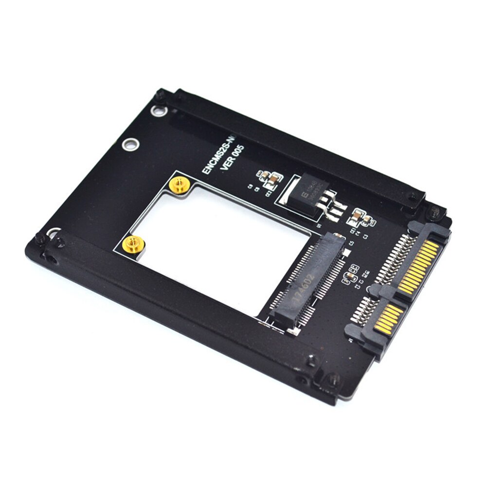Universal mSATA to SATA Adapter Mini SATA SSD to 2.5 inch SATA III 22-Pin Converter Card for Windows 8 7 XP Mac
