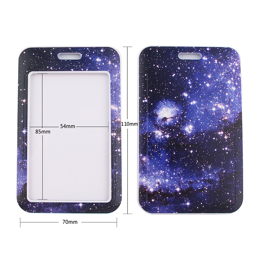 YL200 Starry sky Key Lanyard Car Keychain Badge Holder Personalise Office ID Card Pass Gym Mobile Phone Accessories