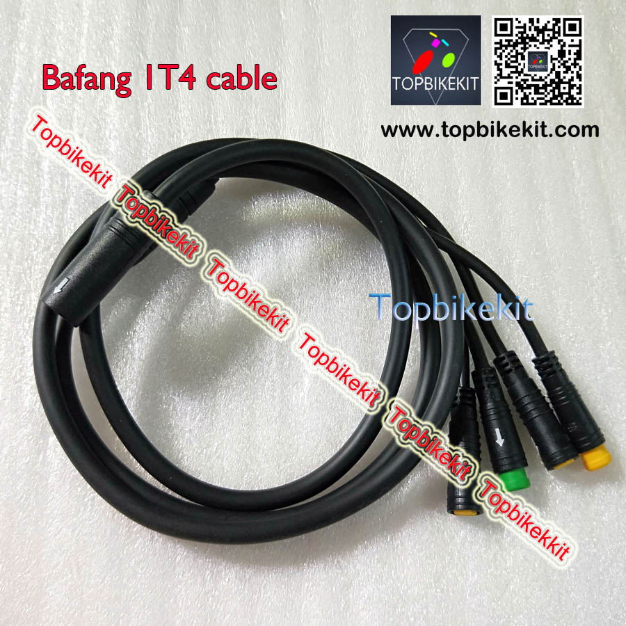 For 8Fun Bafang 1T4 extend cable mid drive bbs01 / bbs02 / bbs03/ BBSHD central motor with waterproof connector Higo