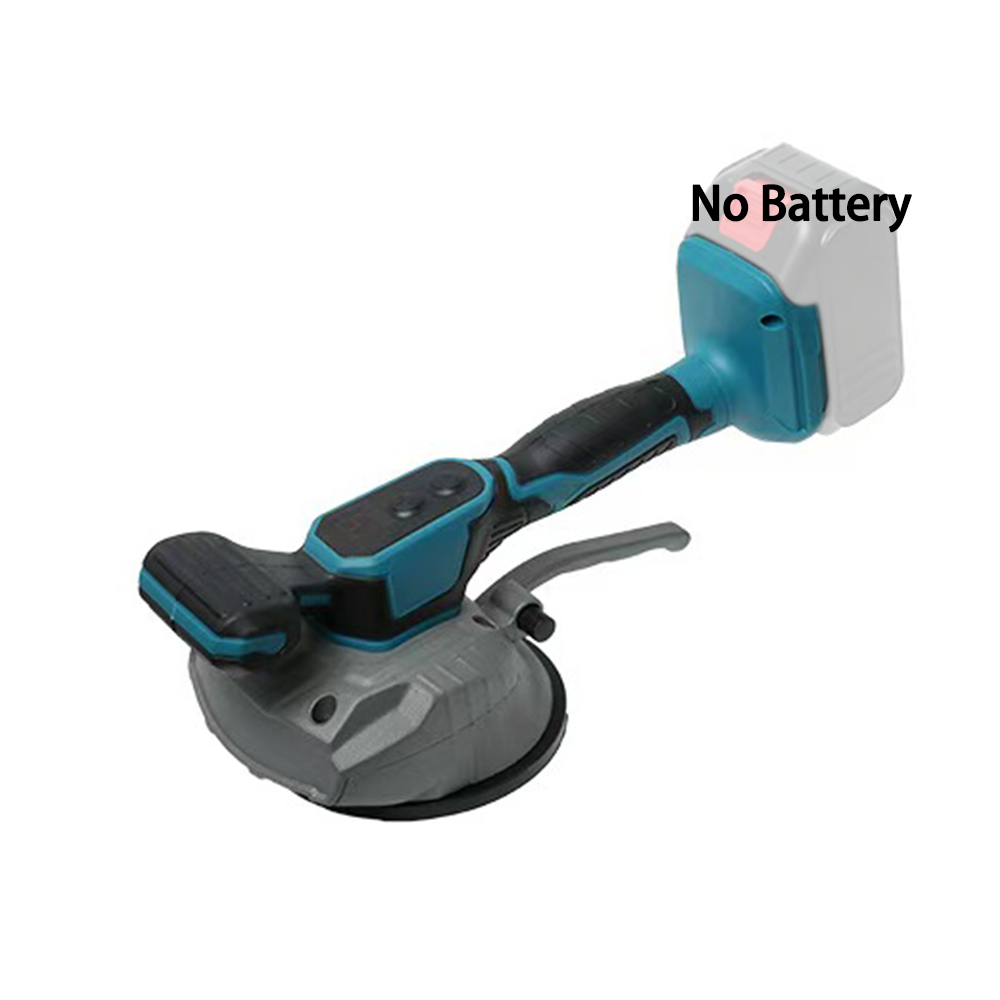 Flisemaskin med høy lastekapasitet, vegg- og gulvflislegging, vibrerende verktøy, 8 justerbare, passer til makita 20v batterier (uten batteri)