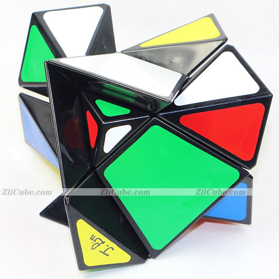 Lanlan big skewb squished cube ll j linマジックパズルキューブステッカープロの教育ツイスト知恵おもちゃゲーム