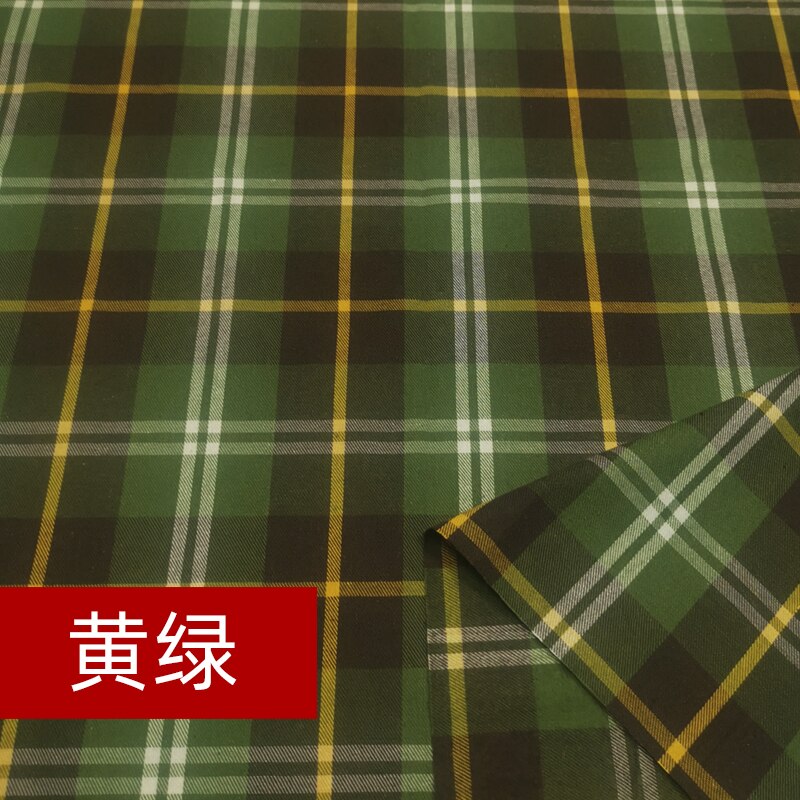145cm*50cm Grinding Wool Plaid Shirt Fabric JK Clothing Skirt Jacket Pants Household Cloth Fabric DIY Apparel Sewing &amp; Fabric: 018