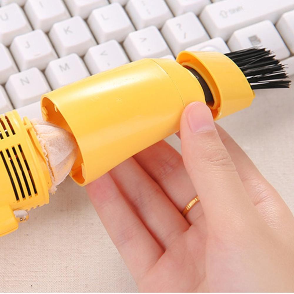 Usb-computertoetsenbord, stofzuiger, klein formaat, mini-stofzuiger voor pc, laptop, desktop, verwijder stof, borstel, thuiskantoor, bureau
