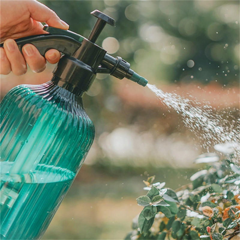 Pneumatisk manuel vandingssprøjtepotte tryk havearbejde vanddåser til blomster manuelle sprayflasker havearbejdsværktøj
