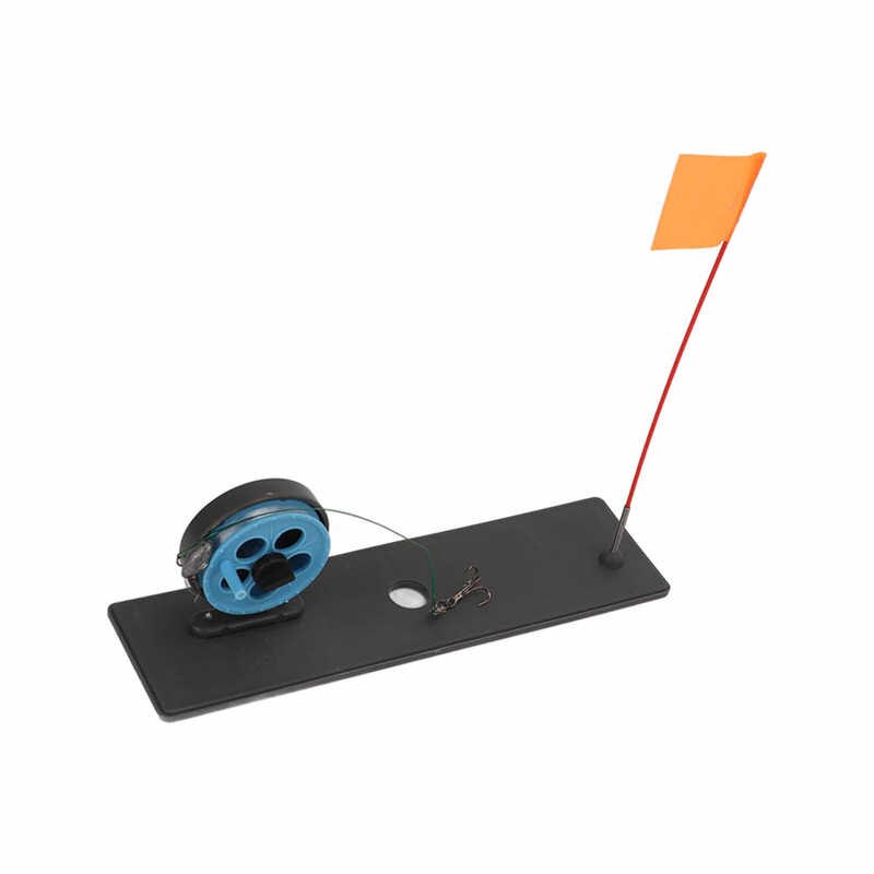 Ice Fishing Platform Portable Compact High Efficiency Convenient Heavy Duty Drifting Fishing Flag with Base for Winter Fishing