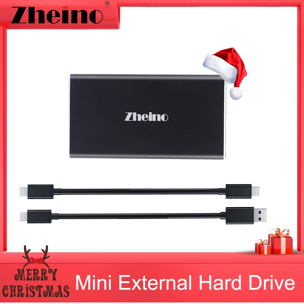 Zheino USB 3.0 Portable External 120GB 240GB 128GB 256GB 512GB SSD Aluminum Case mSATA Solid State Drive for laptop notebook PC