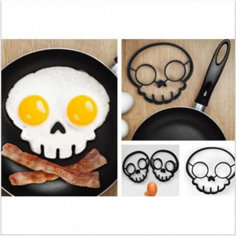 Molde para tortilla de desayuno, molde moldeador de anillo para tortitas y huevos de silicona, herramienta de cocina, accesorios de cocina DIY, dispositivo separador de huevos de plástico