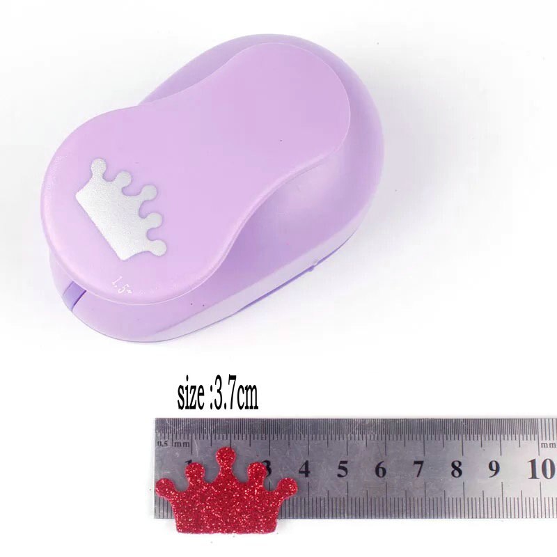 1.5cm-7.2cm crown shape craft punch children manual DIY hole punches cortador de papel de scrapbook EVA foam punch paper punch