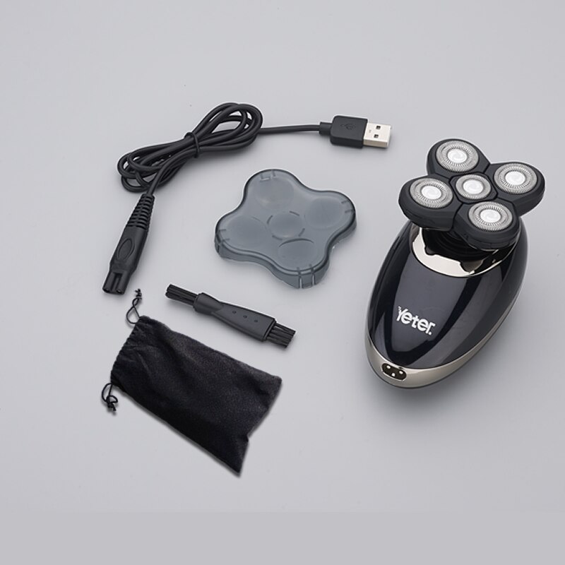 Electric Shaver Rechargeable Electric Beard Trimmer Shaving Machine for Men Beard Razor Wet-Dry Dual Use Washable