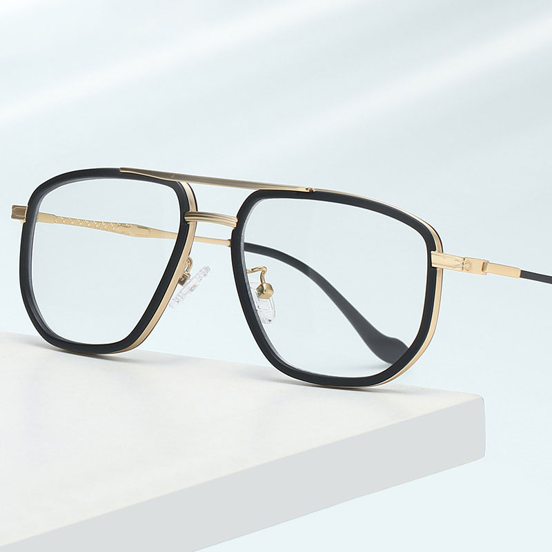 Lunettes aviateur de styliste, Style pilote, monture de lunettes anti-lumière bleue pour hommes et femmes